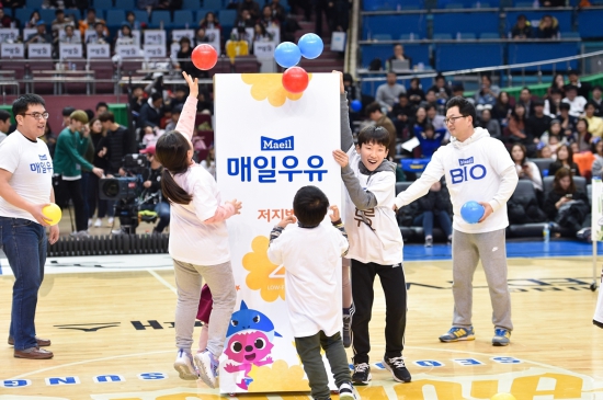 매일유업, 새해 맞아 삼성 농구단과 ‘매일유업 패밀리데이’ 개최