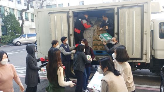 매일유업, '급식소 운영 중단' 종로구 취약계층에 영양·간편식 전달 